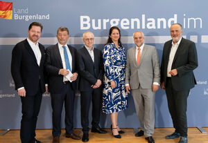 Daniel Serafin Stefan Ottrubay Dietmar Posteiner Katharina Reise Matthias Grün Hans Peter Doskozil c Landesmedienservice Burgenland Daniel Serafin Stefan Ottrubay Dietmar Posteiner Katharina Reise Matthias Grün Hans Peter Doskozil c Landesmedienservice Burgenland