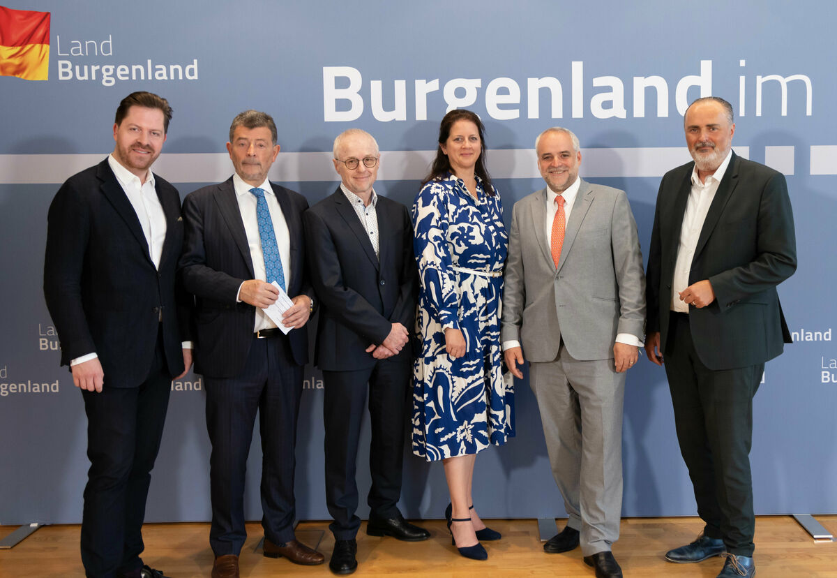 Daniel Serafin Stefan Ottrubay Dietmar Posteiner Katharina Reise Matthias Grün Hans Peter Doskozil c Landesmedienservice Burgenland Daniel Serafin Stefan Ottrubay Dietmar Posteiner Katharina Reise Matthias Grün Hans Peter Doskozil c Landesmedienservice Burgenland